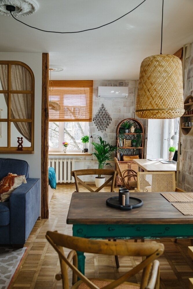 Фотография: Гостиная в стиле Скандинавский, Эклектика, Восточный, Малогабаритная квартира, Квартира, Проект недели, Москва, Эко, Хрущевка, 2 комнаты, 40-60 метров, Павел Фотеев – фото на INMYROOM Фотография: Гостиная в стиле Скандинавский, Эклектика, Восточный, Малогабаритная квартира, Квартира, Проект недели, Москва, Эко, Хрущевка, 2 комнаты, 40-60 метров, Павел Фотеев – фото на INMYROOM