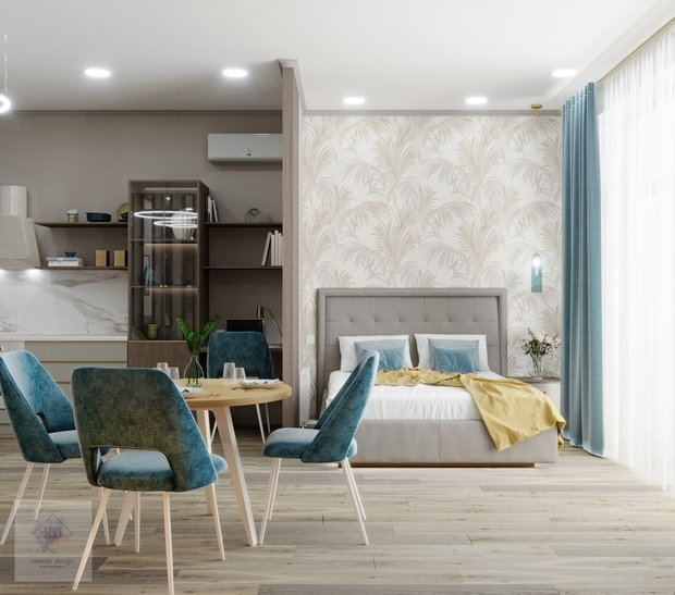 Фото из портфолио Апартаменты у моря – фотографии дизайна интерьеров на INMYROOM