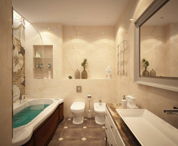 Фото из портфолио Квартира в ЖК "Доминион", 190 м2 – фотографии дизайна интерьеров на INMYROOM