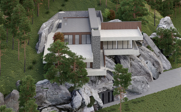 Фото из портфолио Гранатовая скала – фотографии дизайна интерьеров на INMYROOM