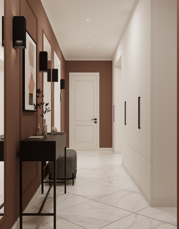 Фотография: Прихожая в стиле Современный, Квартира, Проект недели, Екатеринбург, 2 комнаты, 60-90 метров, Екатерина Третьякова – фото на INMYROOM