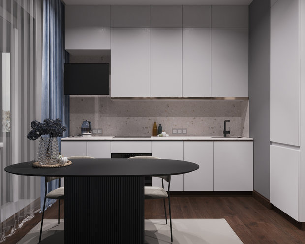 Фото из портфолио Проект квартиры-студии 28м2 – фотографии дизайна интерьеров на INMYROOM