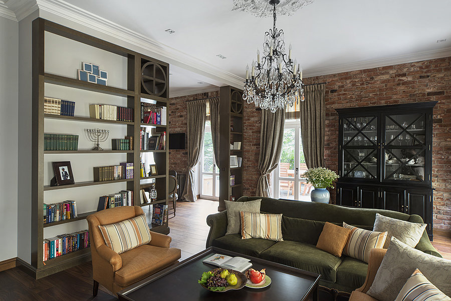 Фотография: Гостиная в стиле Прованс и Кантри, Квартира, Дома и квартиры, Проект недели – фото на INMYROOM Фотография: Гостиная в стиле Прованс и Кантри, Квартира, Дома и квартиры, Проект недели – фото на INMYROOM