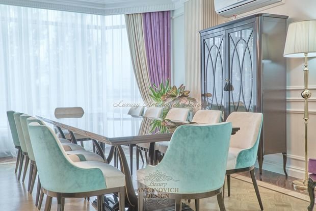 Фото из портфолио Интерьер гостиной в стиле новая классика – фотографии дизайна интерьеров на INMYROOM