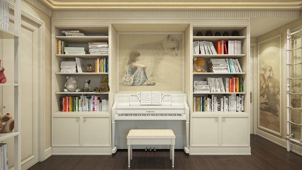 Фото из портфолио Интерьер игровой в стиле ар-деко, арт деко – фотографии дизайна интерьеров на INMYROOM