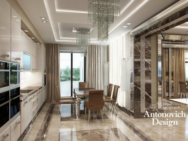 Фото из портфолио Ар деко и современный стиль от Antonovich Design – фотографии дизайна интерьеров на InMyRoom.ru