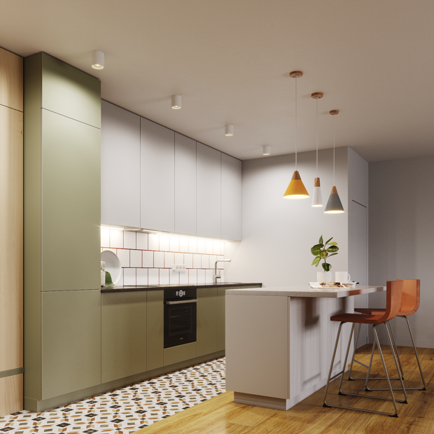 Фото из портфолио Жк Славянка Сколково – фотографии дизайна интерьеров на INMYROOM