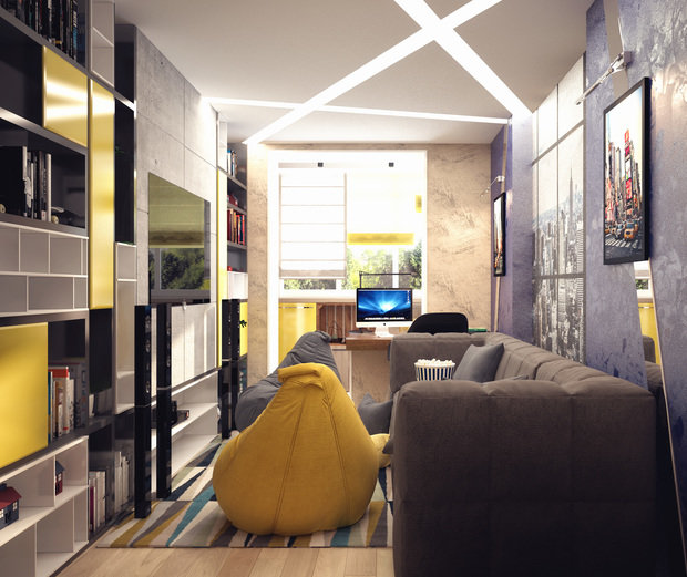 Фото из портфолио Частная квартира 76м2 – фотографии дизайна интерьеров на INMYROOM