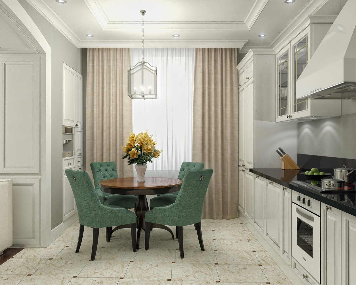 Фото из портфолио ЖК Премьер Палас - квартир 98 кв.метров – фотографии дизайна интерьеров на INMYROOM Фото из портфолио ЖК Премьер Палас - квартир 98 кв.метров – фотографии дизайна интерьеров на INMYROOM