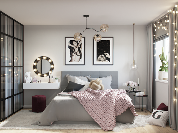 Фото из портфолио Чувственный  розовый – фотографии дизайна интерьеров на INMYROOM