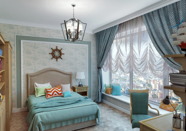 Фотография: Детская в стиле Классический, Квартира, Проект недели, Москва, Монолитный дом, 4 и больше, Более 90 метров, Юлия Панфилова – фото на INMYROOM