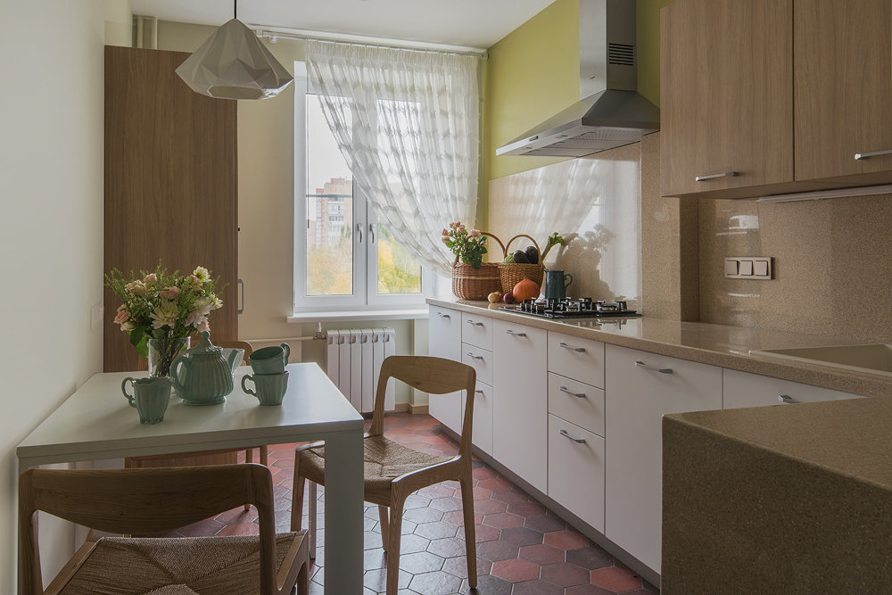 Фотография: Кухня и столовая в стиле Современный, Прованс и Кантри, Квартира, Проект недели, Москва, 2 комнаты, 60-90 метров, Наталия Суслина – фото на INMYROOM Фотография: Кухня и столовая в стиле Современный, Прованс и Кантри, Квартира, Проект недели, Москва, 2 комнаты, 60-90 метров, Наталия Суслина – фото на INMYROOM