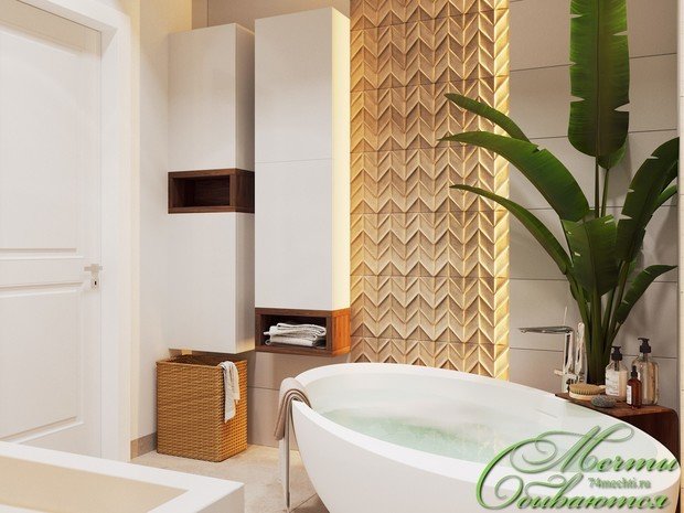 Фото из портфолио Лёгкая неоклассика в ванных комнатах – фотографии дизайна интерьеров на INMYROOM