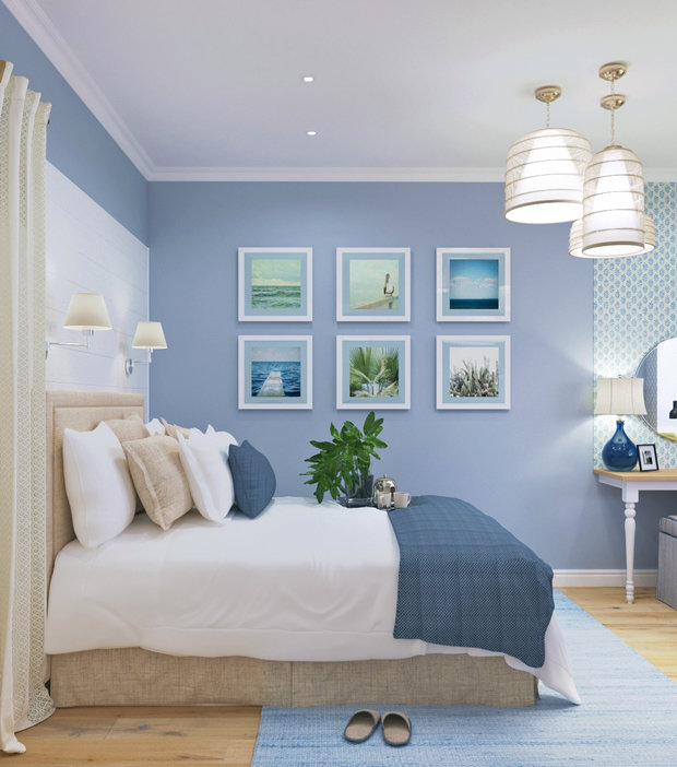 Фотография: Спальня в стиле Прованс и Кантри, Дом, Проект недели, Дом и дача, Новосибирск, Таунхаус, Кирпичный дом, 4 и больше, 60-90 метров, Полина Степанова – фото на INMYROOM