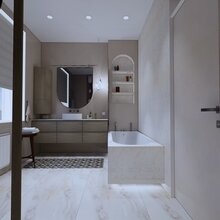 Фото из портфолио Дизайн-проект квартиры 139 м2. – фотографии дизайна интерьеров на INMYROOM