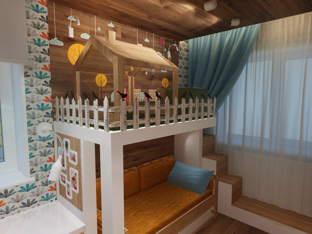 Фото из портфолио Дизайн детских. – фотографии дизайна интерьеров на INMYROOM