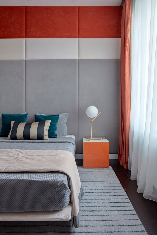 Фотография: Спальня в стиле Минимализм, Современный, Квартира, Проект недели, Москва, Монолитный дом, 2 комнаты, 40-60 метров, ЖК «Английский квартал», Максим Новиньков – фото на INMYROOM