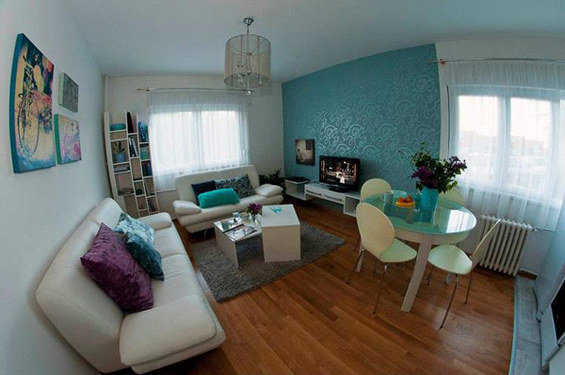 Фотография: Гостиная в стиле Современный, Скандинавский, DIY, Малогабаритная квартира, Квартира, Дома и квартиры – фото на INMYROOM