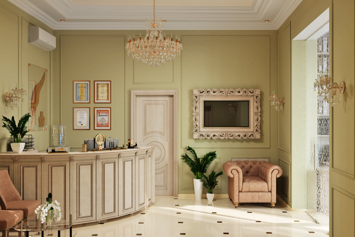 Фото из портфолио Офис в классическом стиле в Крыму – фотографии дизайна интерьеров на INMYROOM Фото из портфолио Офис в классическом стиле в Крыму – фотографии дизайна интерьеров на INMYROOM