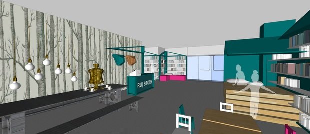 Фото из портфолио Книжный магазин в Берлине – фотографии дизайна интерьеров на INMYROOM