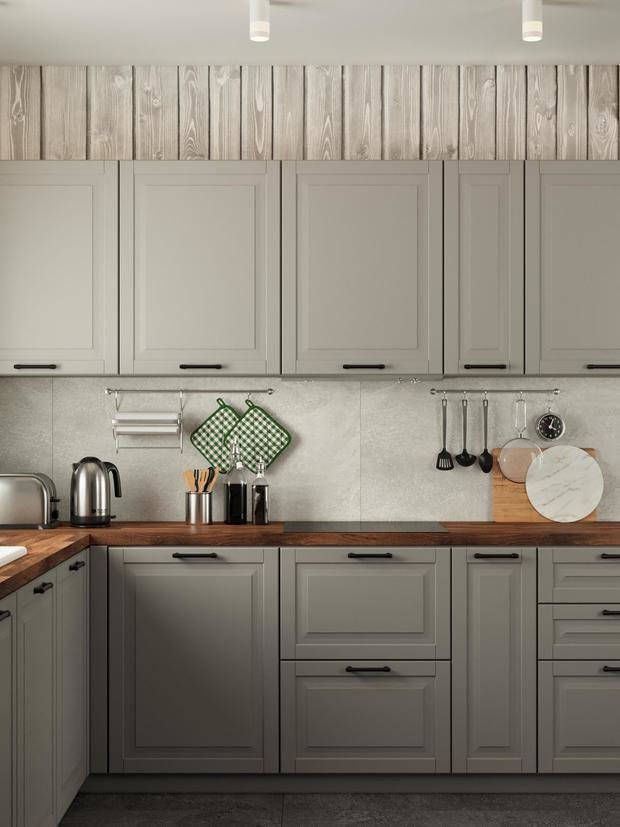 Фотография: Кухня и столовая в стиле Скандинавский, Дом, Проект недели, Дом и дача, Ленинградская область, 4 и больше, Более 90 метров, Анастасия Рамазанова – фото на INMYROOM