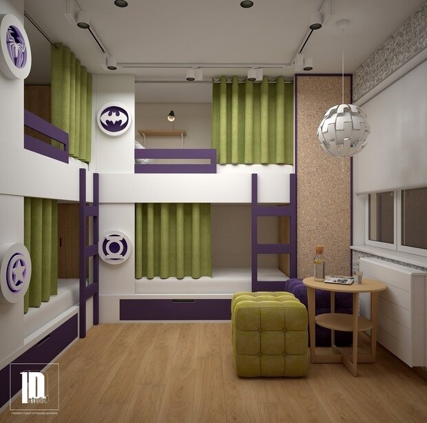 Фото из портфолио Хостел "Инжир" – фотографии дизайна интерьеров на INMYROOM