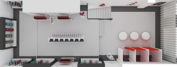 Фото из портфолио Дизайн магазина женского белья – фотографии дизайна интерьеров на INMYROOM