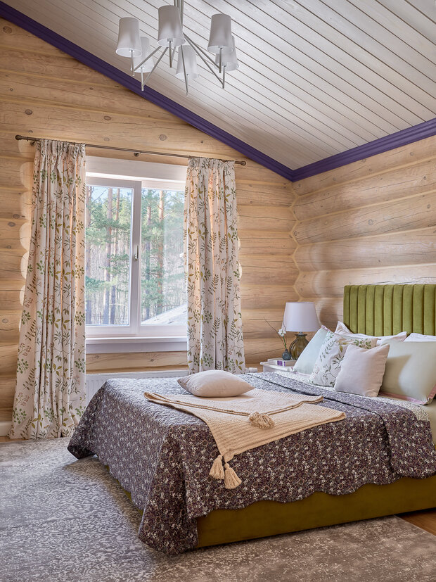 Фотография: Спальня в стиле Прованс и Кантри, Винтажный, Дом, Проект недели, Дом и дача, Ирина Васильева, 4 и больше, Более 90 метров, студия SVETLITSA, Калязин, Александра Лапина – фото на INMYROOM