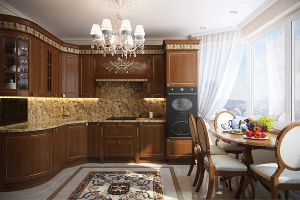 Фото из портфолио Уютная классика – фотографии дизайна интерьеров на INMYROOM