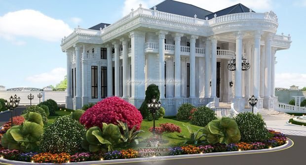 Фото из портфолио Классика в экстерьерах – фотографии дизайна интерьеров на INMYROOM