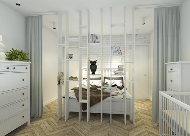 Фото из портфолио Малогабаритная квартира в стиле IKEA – фотографии дизайна интерьеров на INMYROOM