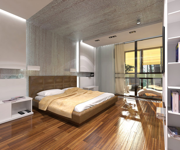 Фото из портфолио Спальня в загородном дом – фотографии дизайна интерьеров на INMYROOM