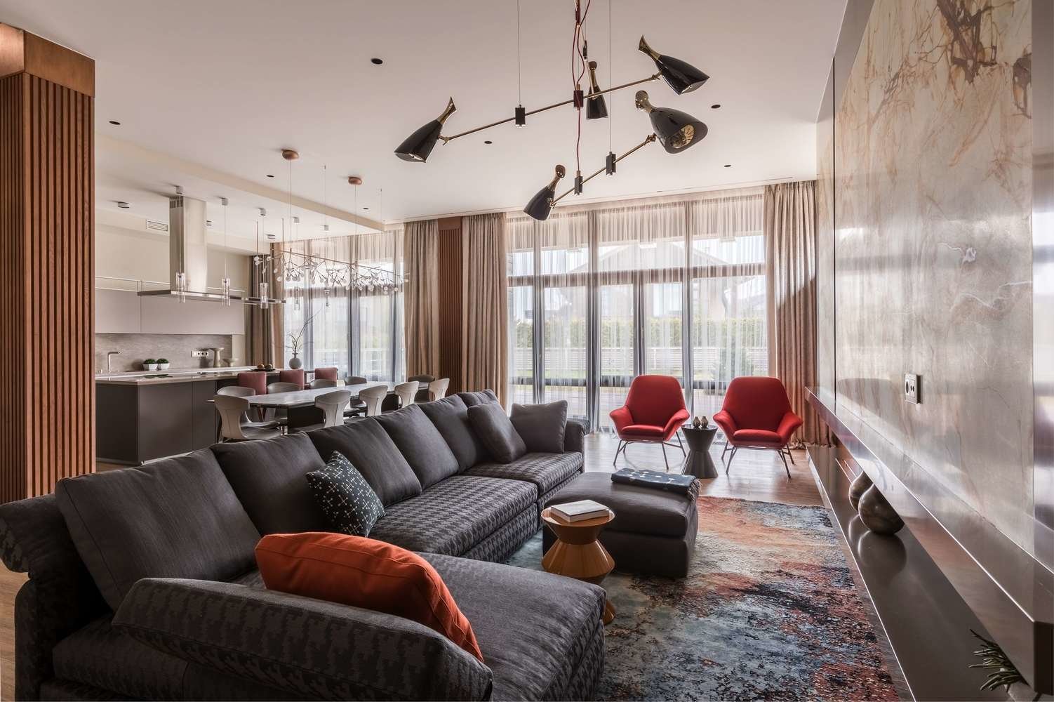 Фотография: Гостиная в стиле Современный, Дом, Проект недели, Дом и дача, Московская область, Ольга Черненко, Кирпичный дом, 4 и больше, Более 90 метров, #эксклюзивныепроекты – фото на INMYROOM Фотография: Гостиная в стиле Современный, Дом, Проект недели, Дом и дача, Московская область, Ольга Черненко, Кирпичный дом, 4 и больше, Более 90 метров, #эксклюзивныепроекты – фото на INMYROOM