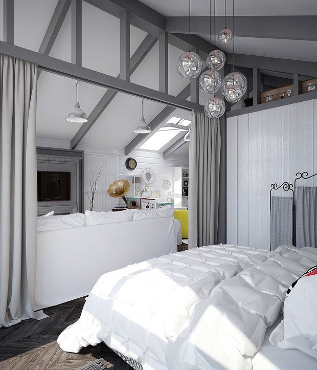 Фото из портфолио Комната 45 кв.м – фотографии дизайна интерьеров на INMYROOM