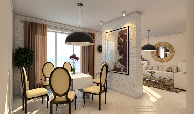 Фото из портфолио Кухня-гостиная – фотографии дизайна интерьеров на INMYROOM