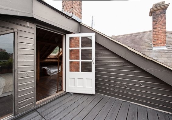 Фотография: Терраса в стиле Лофт, Квартира, Дома и квартиры, Лондон, Мансарда – фото на INMYROOM