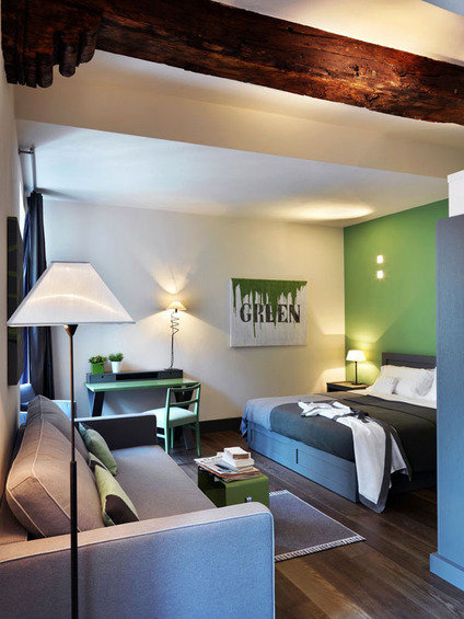 Фотография: Спальня в стиле Современный, Минимализм, Италия, Дома и квартиры, Городские места, Отель – фото на INMYROOM