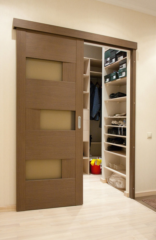 Фотография: Гардеробная в стиле Современный, Прихожая, Квартира, Дом, Советы, Дача, Вилла, Особняк, Пентхаус, Шале, Таунхаус – фото на INMYROOM