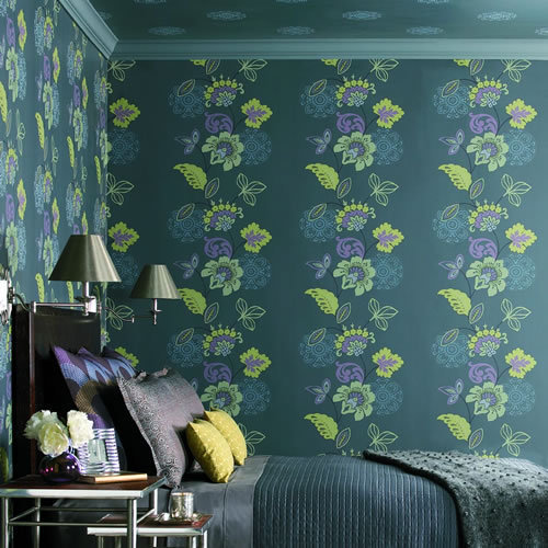 Фотография: Спальня в стиле Современный, Декор интерьера, Дизайн интерьера, Цвет в интерьере, Обои – фото на INMYROOM