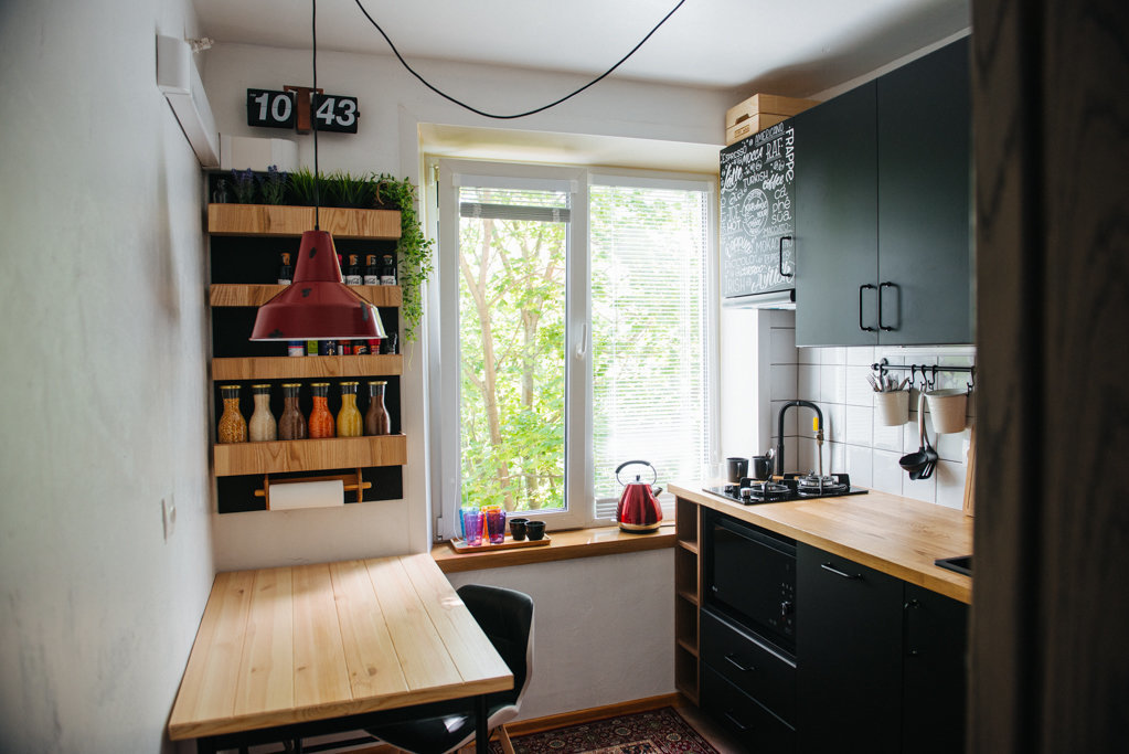 Фотография: в стиле , Кухня и столовая, Квартира, Гид, ИКЕА, кухня в хрущевке, как обустроить кухню в хрущевке, Хрущевка – фото на INMYROOM