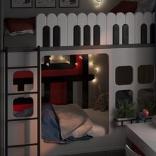 Фото из портфолио Детская с музыкальной тематикой для трёх сестричек – фотографии дизайна интерьеров на INMYROOM
