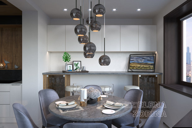 Фото из портфолио Квартира "Moderno" – фотографии дизайна интерьеров на INMYROOM