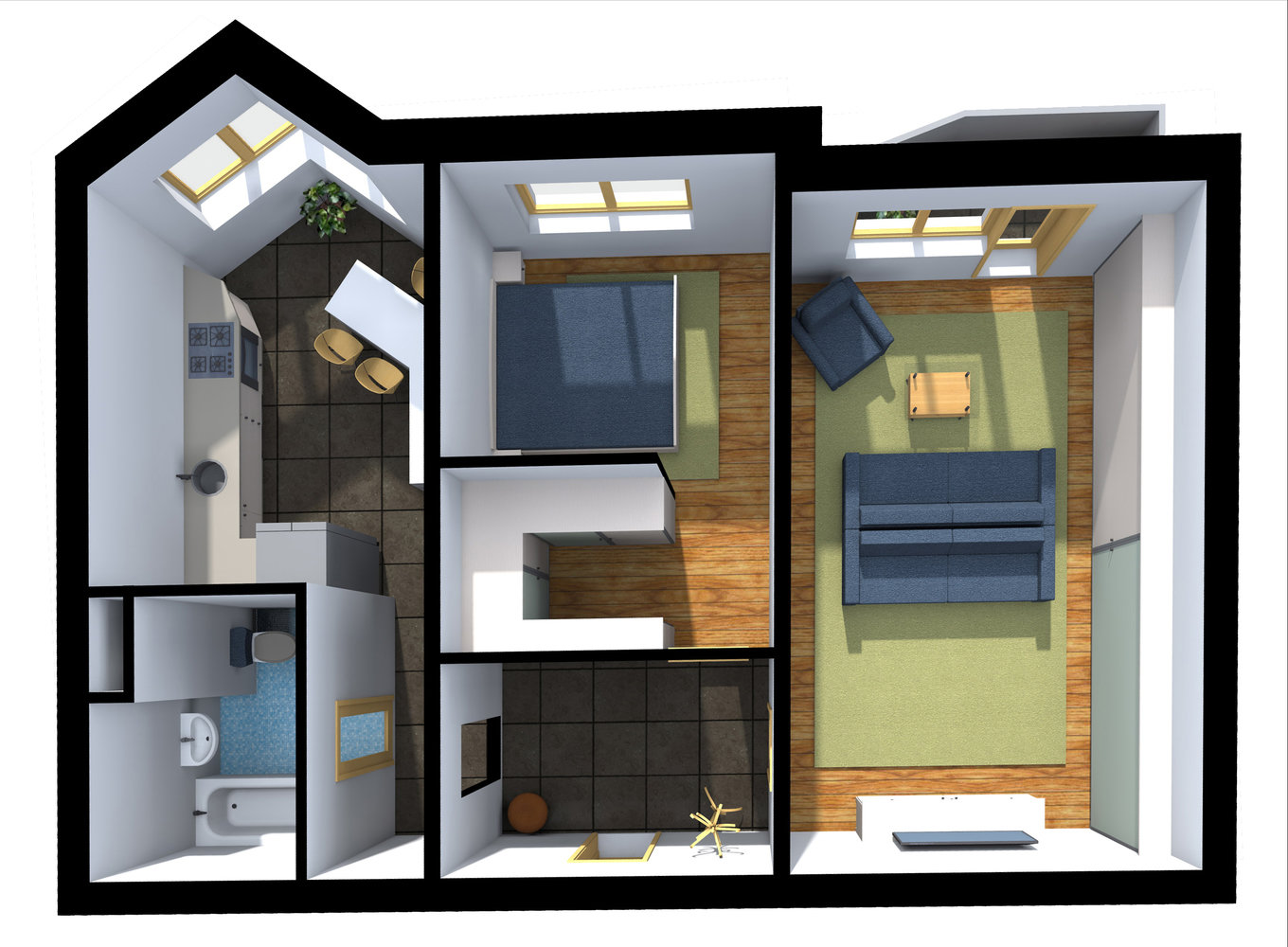 Фотография: Планировки в стиле , Квартира, Дома и квартиры, Перепланировка, П44т – фото на INMYROOM