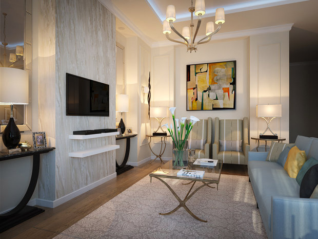 Фото из портфолио Проект квартиры в Москве – фотографии дизайна интерьеров на INMYROOM