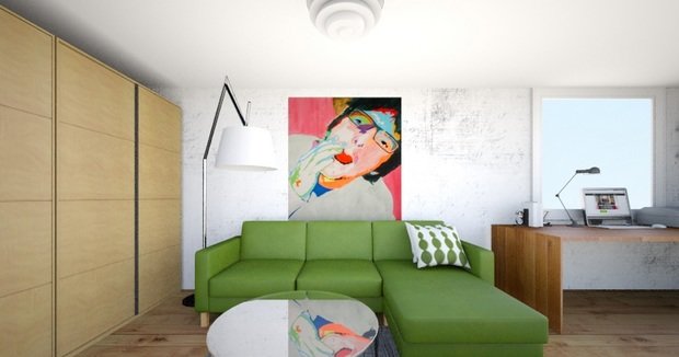 Фото из портфолио гостиная-спальня – фотографии дизайна интерьеров на INMYROOM