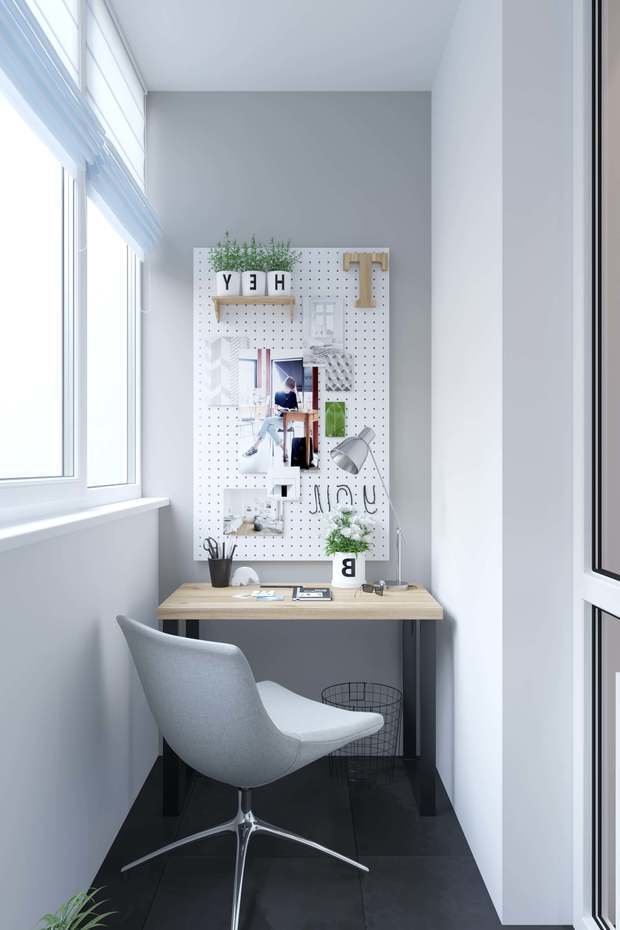 Фотография: Балкон в стиле Скандинавский, Квартира, Проект недели, Москва, Павел Герасимов, Geometrium, Монолитный дом, 4 и больше, Более 90 метров – фото на INMYROOM