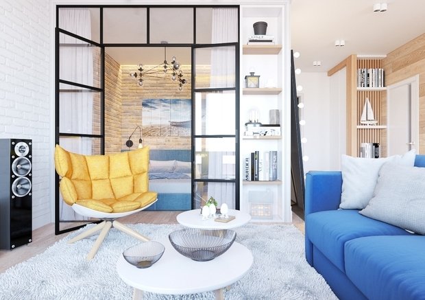 Фото из портфолио Воздушный контраст – фотографии дизайна интерьеров на INMYROOM