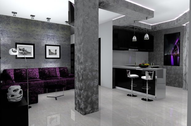 Фотография: Гостиная в стиле Хай-тек, Кухня и столовая, Советы – фото на INMYROOM