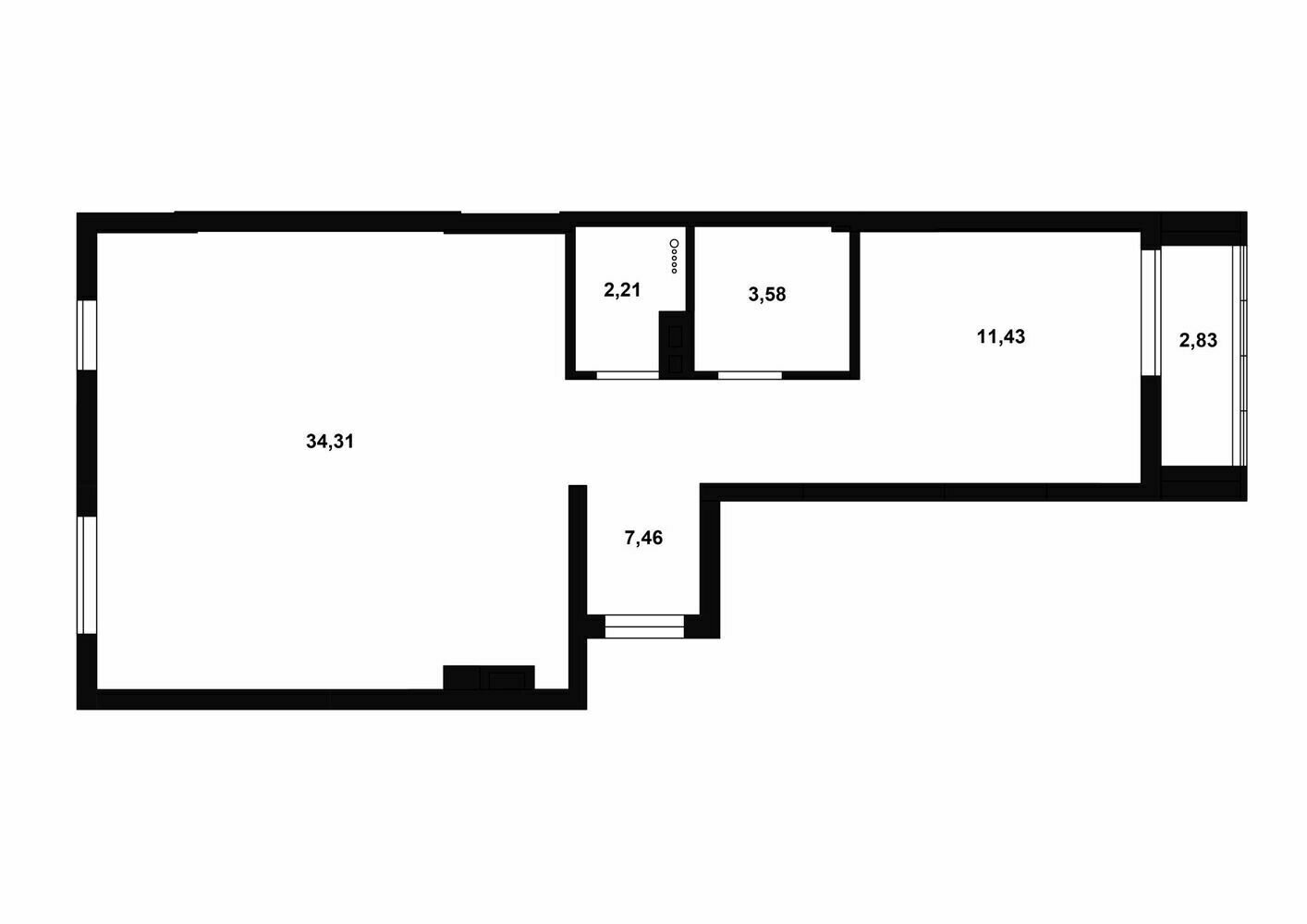 Обмерный план