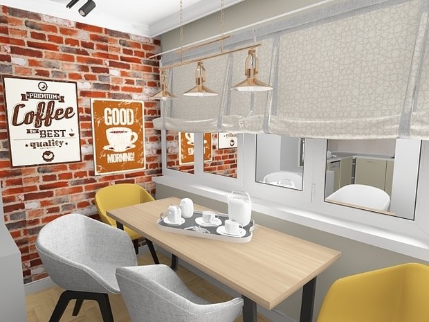 Фото из портфолио Балкон лофт – фотографии дизайна интерьеров на INMYROOM